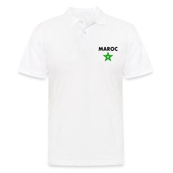 Maroc - Polo Homme - blanc - Devant - Kai (181cm)