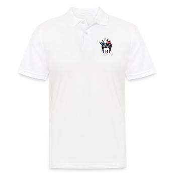 French Girl France Girl French France Women - Men's Polo Shirt - white - Front - Kai (181cm)
