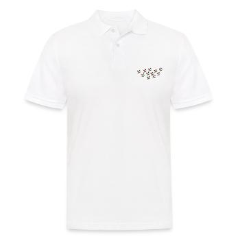 palestina - Men's Polo Shirt - white - Front - Kai (181cm)