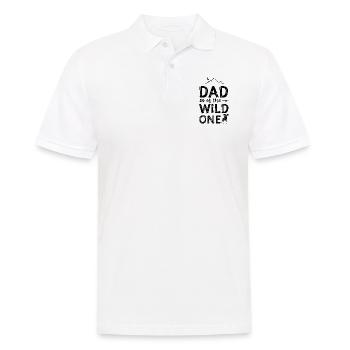 Papa de la nature - père - Polo Homme - blanc - Devant - Kai (181cm)