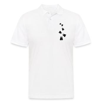 Diving Fins Diver silhouette - Men's Polo Shirt - white - Front - Kai (181cm)