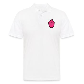 cupcake - Men's Polo Shirt - white - Front - Kai (181cm)