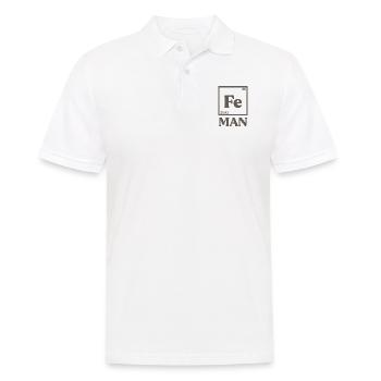 Chimie Iron Man - Polo Homme - blanc - Devant - Kai (181cm)