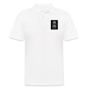 Think outside the box! - Männer Poloshirt - Weiß - Vorne - Kai (181cm)