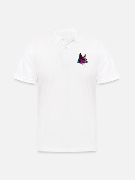 Basenji Dogs Basenjis - Men's Polo Shirt - white