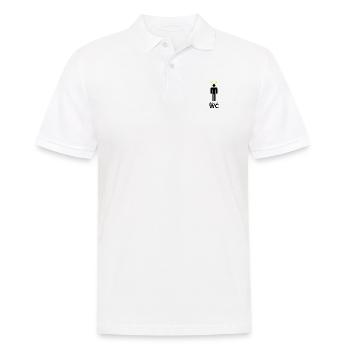 Holy Shit - Polo Homme - blanc - Devant - Kai (181cm)