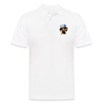 Dachshund Gastronom Hund Dackelwelpe Kochen Hunde - Männer Poloshirt - Weiß - Vorne - Kai (181cm)
