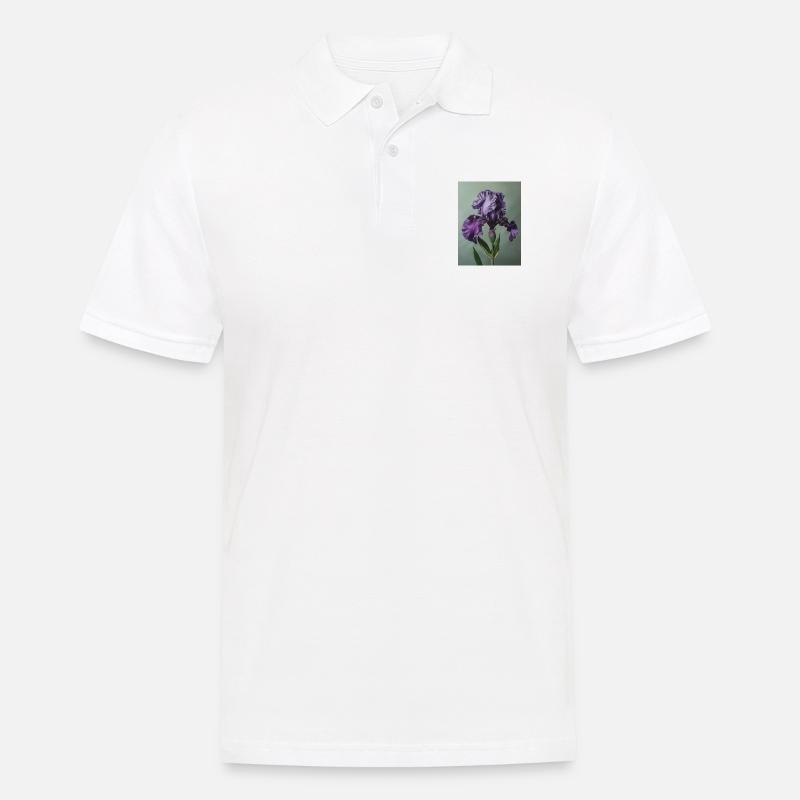 Iris FL 10 - Männer Poloshirt - Weiß