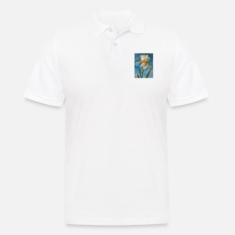 Iris FL 72 - Männer Poloshirt - Weiß