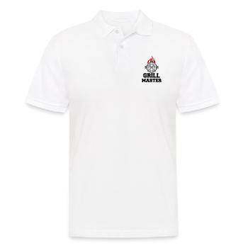 grill master bbq - Männer Poloshirt - Weiß - Vorne - Kai (181cm)