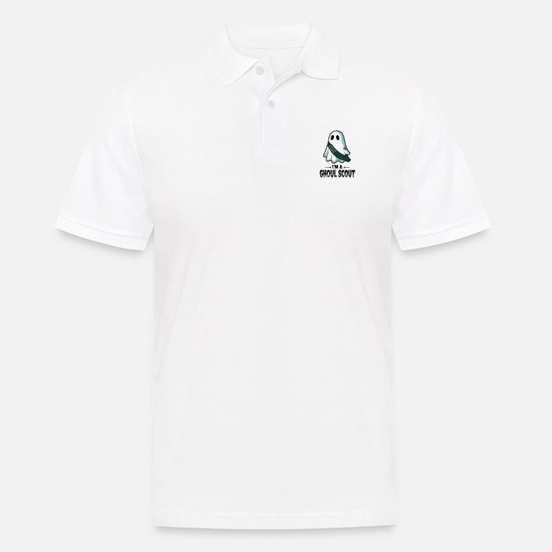 Ich bin ein Ghul-Scout - Männer Poloshirt - Weiß
