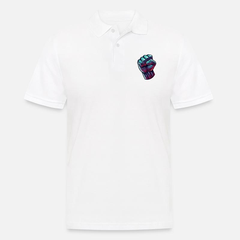 faust comic - Männer Poloshirt - Weiß