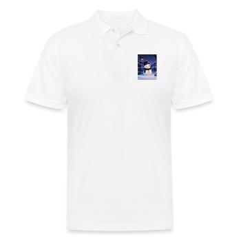 Mit Liebe gebaut - Männer Poloshirt - Weiß - Vorne - Kai (181cm)