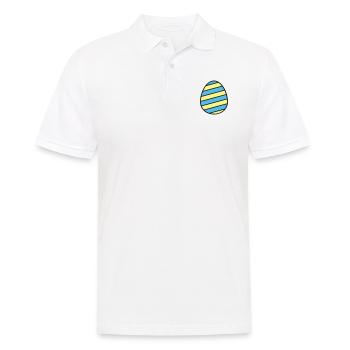 Oeuf de Pâques coloré - Polo Homme - blanc - Devant - Kai (181cm)