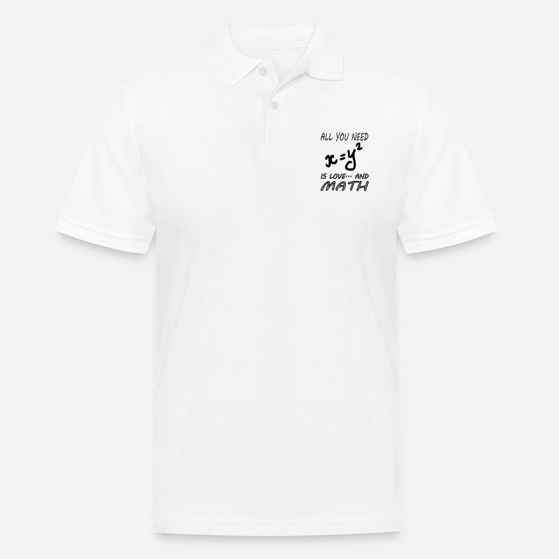 Mathematics Mathematicians Study Math Gift - Men's Polo Shirt - white