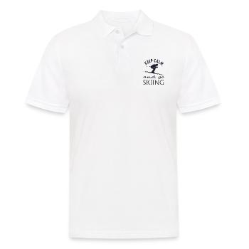 Ski Domaine skiable Vacances au ski Lunettes de ski Cadeau - Polo Homme - blanc - Devant - Kai (181cm)