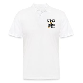 König Geburtstag 60 King Prinz Kniet nieder Krone - Männer Poloshirt - Weiß - Vorne - Kai (181cm)