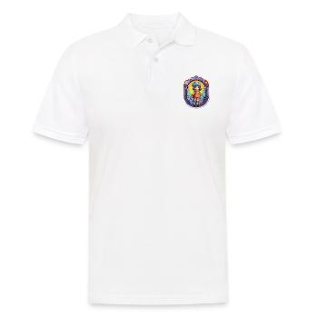 Cute Cartoon Dimension Traveler - Männer Poloshirt - Weiß - Vorne - Kai (181cm)