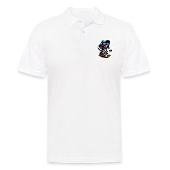Teckel Golfeur Terrain de Golf Chiens Propriétaires - Polo Homme - blanc - Devant - Kai (181cm)