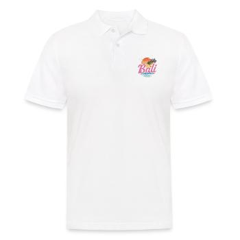 Plage de Bali - Polo Homme - blanc - Devant - Kai (181cm)