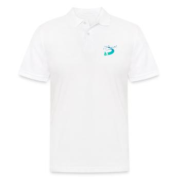 Segeln, Segelschiff, Segler, Sailing Design - Männer Poloshirt - Weiß - Vorne - Kai (181cm)