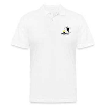 backfee - Männer Poloshirt - Weiß - Vorne - Kai (181cm)