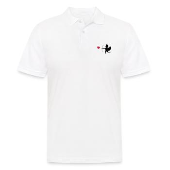 amor engel 02 - Männer Poloshirt - Weiß - Vorne - Kai (181cm)