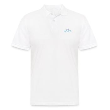 Nope - Männer Poloshirt - Weiß - Vorne - Kai (181cm)