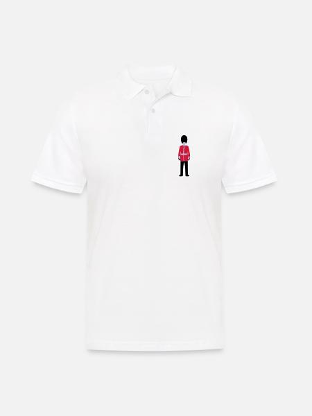 Queen's Guard - Men's Polo Shirt - white