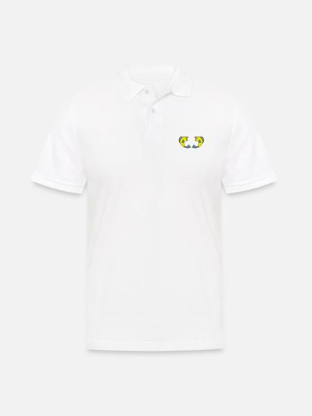 fische - Männer Poloshirt - Weiß