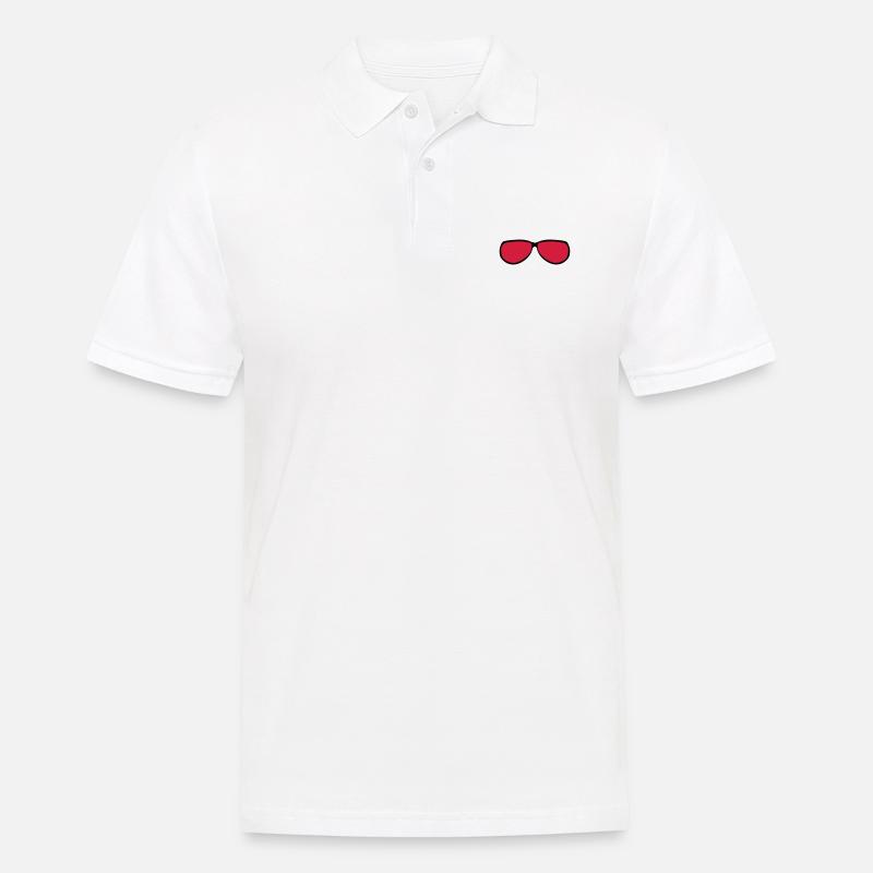 Sonnenbrille 5128 - Männer Poloshirt - Weiß