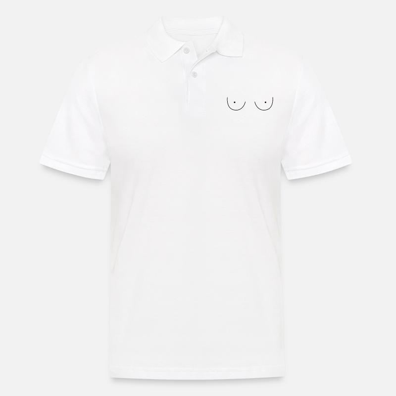 Brueste - Männer Poloshirt - Weiß