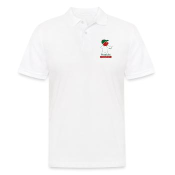 fotolulu collection - Männer Poloshirt - Weiß - Vorne - Kai (181cm)