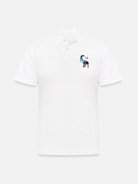 Köln Geißbock Hennes - Männer Poloshirt - Weiß