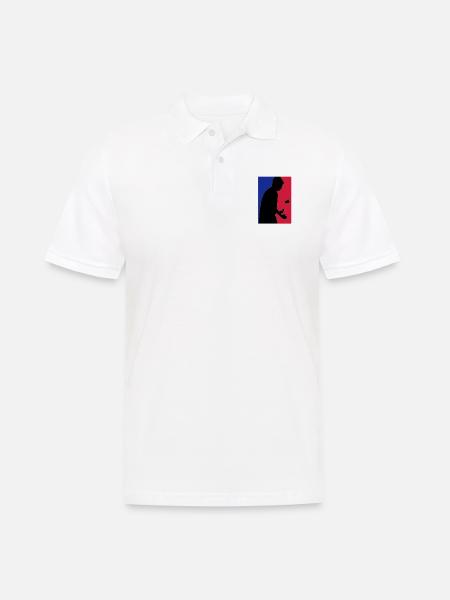Flip Cup - Männer Poloshirt - Weiß