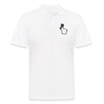 comic hase - Männer Poloshirt - Weiß - Vorne - Kai (181cm)