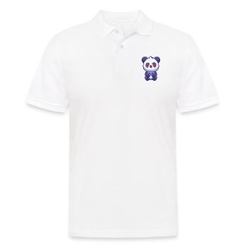 Panda Gaming T-SHIRT - Men's Polo Shirt - white - Front - Kai (181cm)