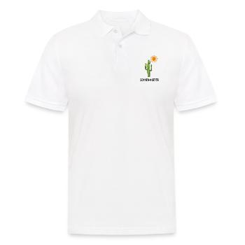 sommer sonnenanbeter - Männer Poloshirt - Weiß - Vorne - Kai (181cm)