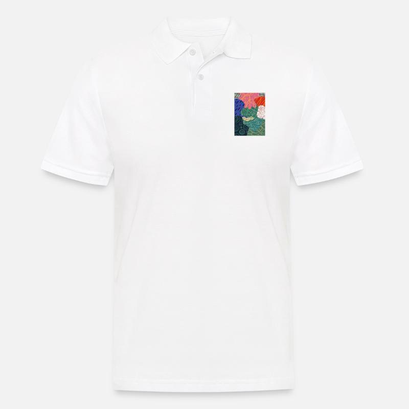 Kunstzeichen - Männer Poloshirt - Weiß