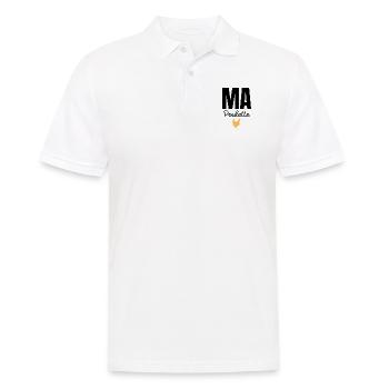 ma poulette - Polo Homme - blanc - Devant - Kai (181cm)