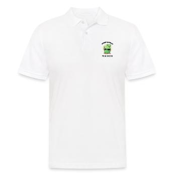 La cactus aux lunettes de soleil - Polo Homme - blanc - Devant - Kai (181cm)