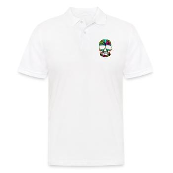 Skill Mexiko - Männer Poloshirt - Weiß - Vorne - Kai (181cm)