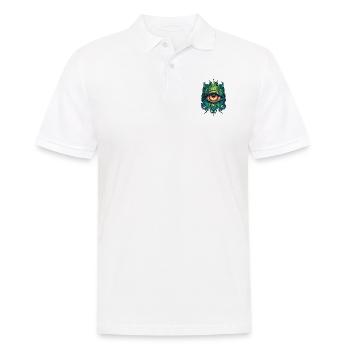 das dritte Auge - Mystischer Blick - Männer Poloshirt - Weiß - Vorne - Kai (181cm)