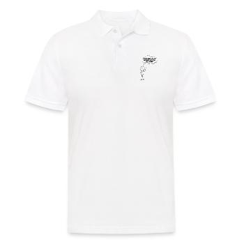 Démo Maintenant j’ai tout ce qu’il faut, paix - Polo Homme - blanc - Devant - Kai (181cm)