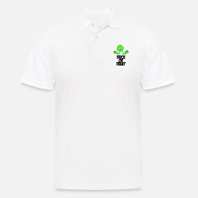 Zombie Trick or Treat - Polo Homme - blanc