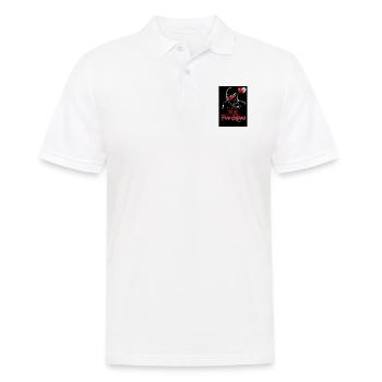 FR49 - Born to be Free Riders Red version - Polo Homme - blanc - Devant - Kai (181cm)