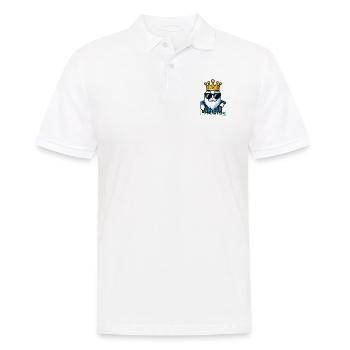 I m the King Schach - Männer Poloshirt - Weiß - Vorne - Kai (181cm)