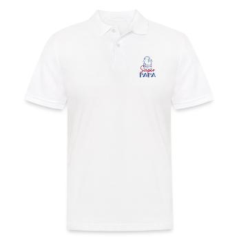Super Papy Bricoleur - Polo Homme - blanc - Devant - Kai (181cm)