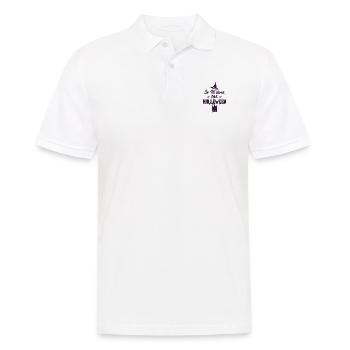 Je n’aime pas Halloween - Polo Homme - blanc - Devant - Kai (181cm)