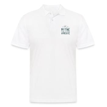 la femme idéale est avocate - humour mythe femme - Polo Homme - blanc - Devant - Kai (181cm)